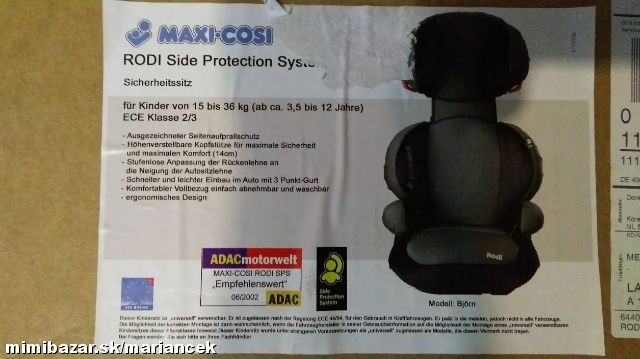 autosedačka Maxi cosi + Darček - chraniič sedadla - 2