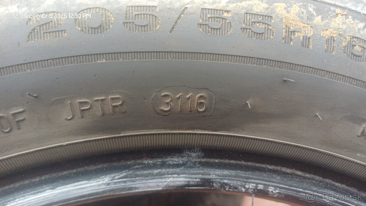 205 / 55 R16 DUNLOP zimné - 2