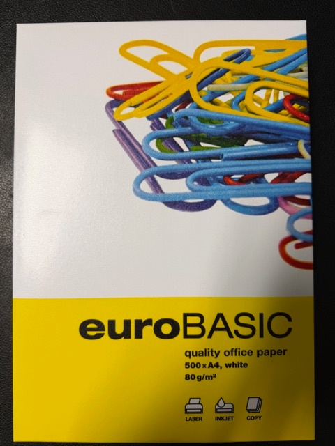 Predám papier A4 euroBASIC 80g/m2 - 2