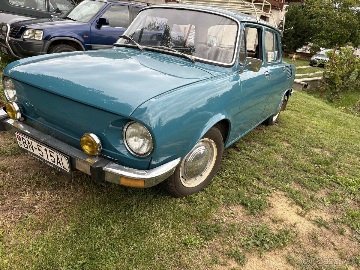 Škoda 100L rok 1973 TP ŠPZ - 2