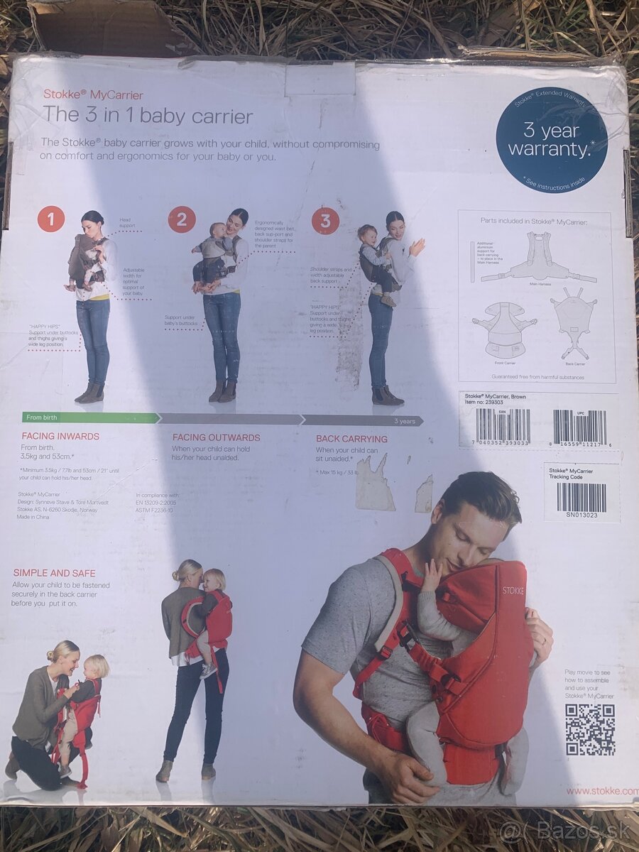 STOKKE nosic pre babatko - 2