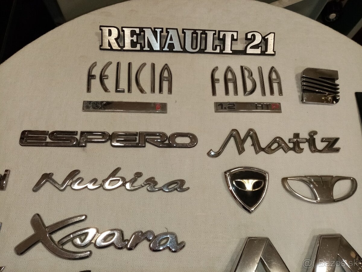 logo, znak Renault 21, Daewoo, Espero, a pod.... - 2