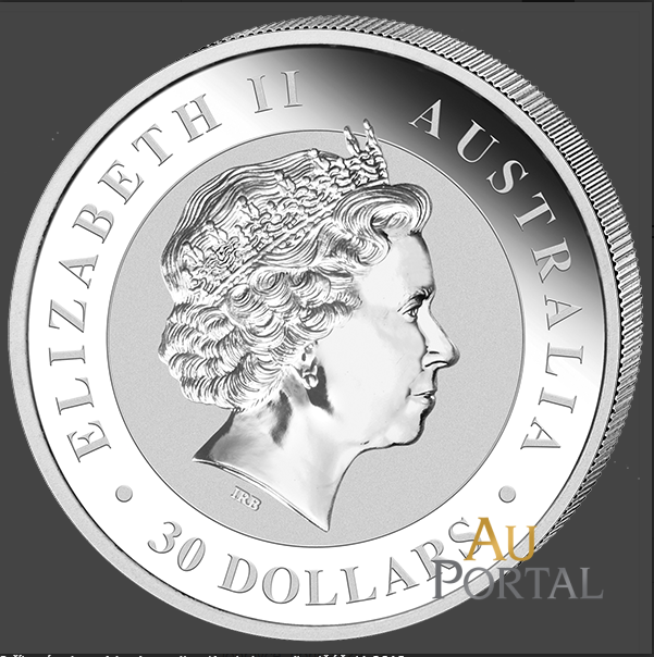 Na predaj: 1 kg strieborná minca Australian Kookaburra - 2