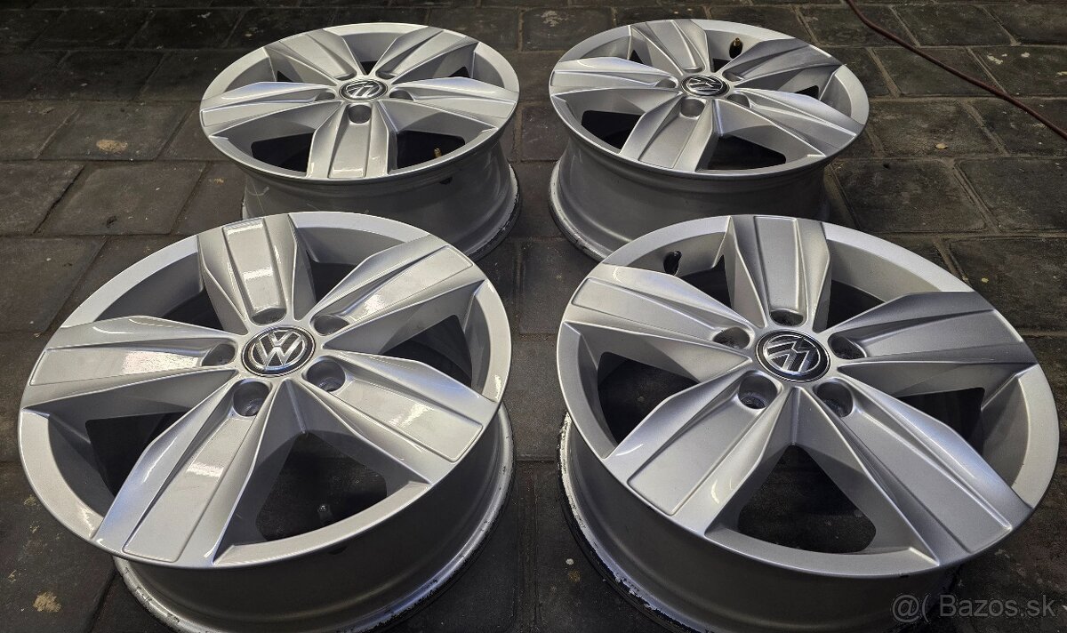 ORIGINÁL VW HLINÍKOVÉ DISKY 5x112 R16 - 2