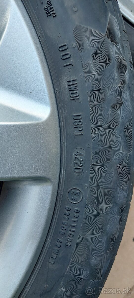 Predám letné pneumatiky Continental - 2