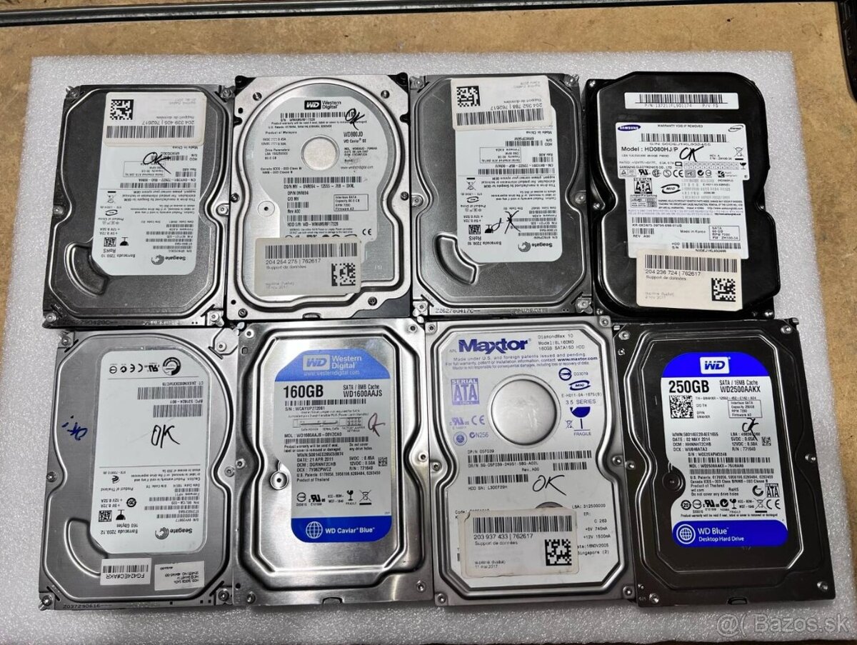 160gb 80gb HDD 3,5 SATA harddisk vhodný do počítača. - 2