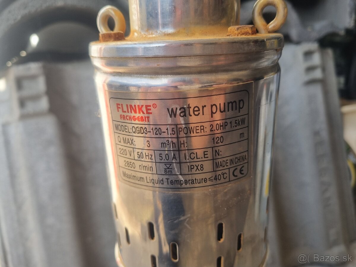 Hlbinné čerpadlo - 2