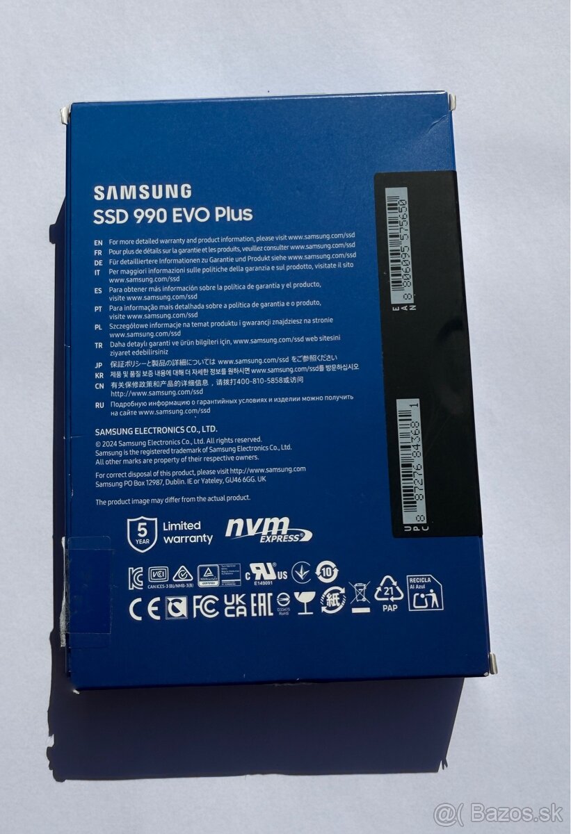 Samsung 990 EVO Plus 1TB NVMe - 2
