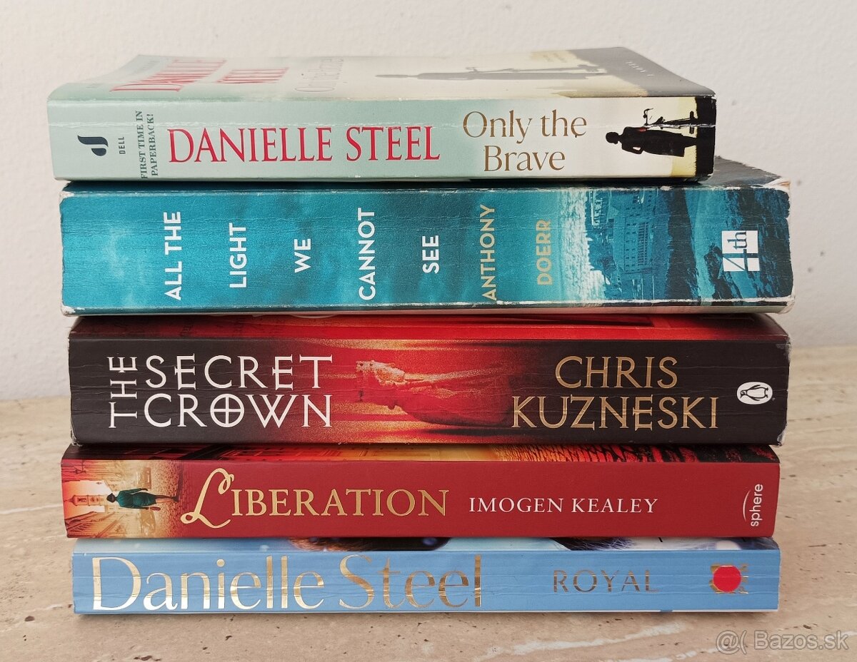 5 anglických knih, paperbacky - 2