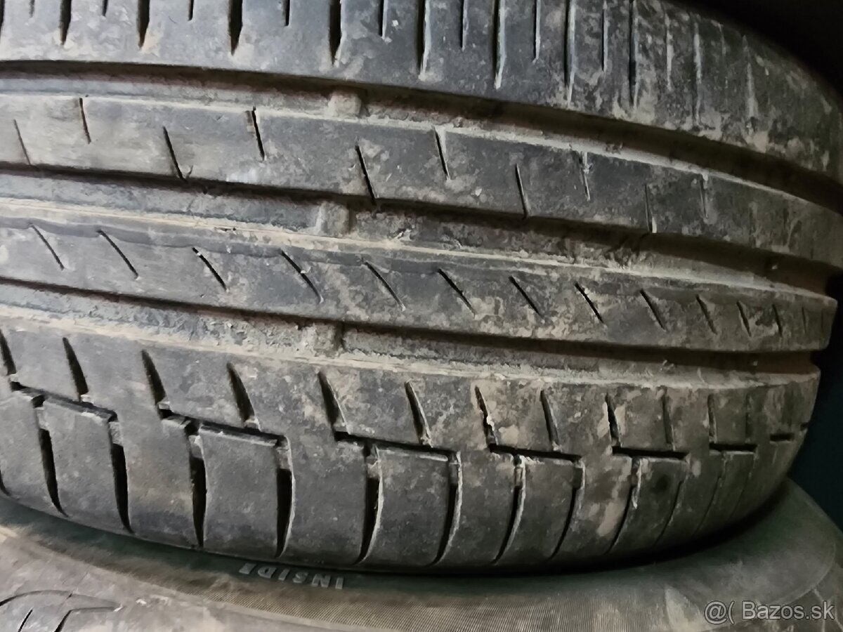 Predám letné pneumatiky continental 215/50r17 - 2