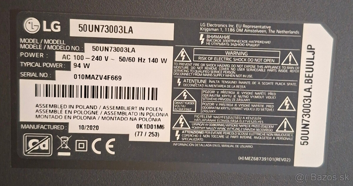 50" TV LG 50UN73003LA Smart - 2