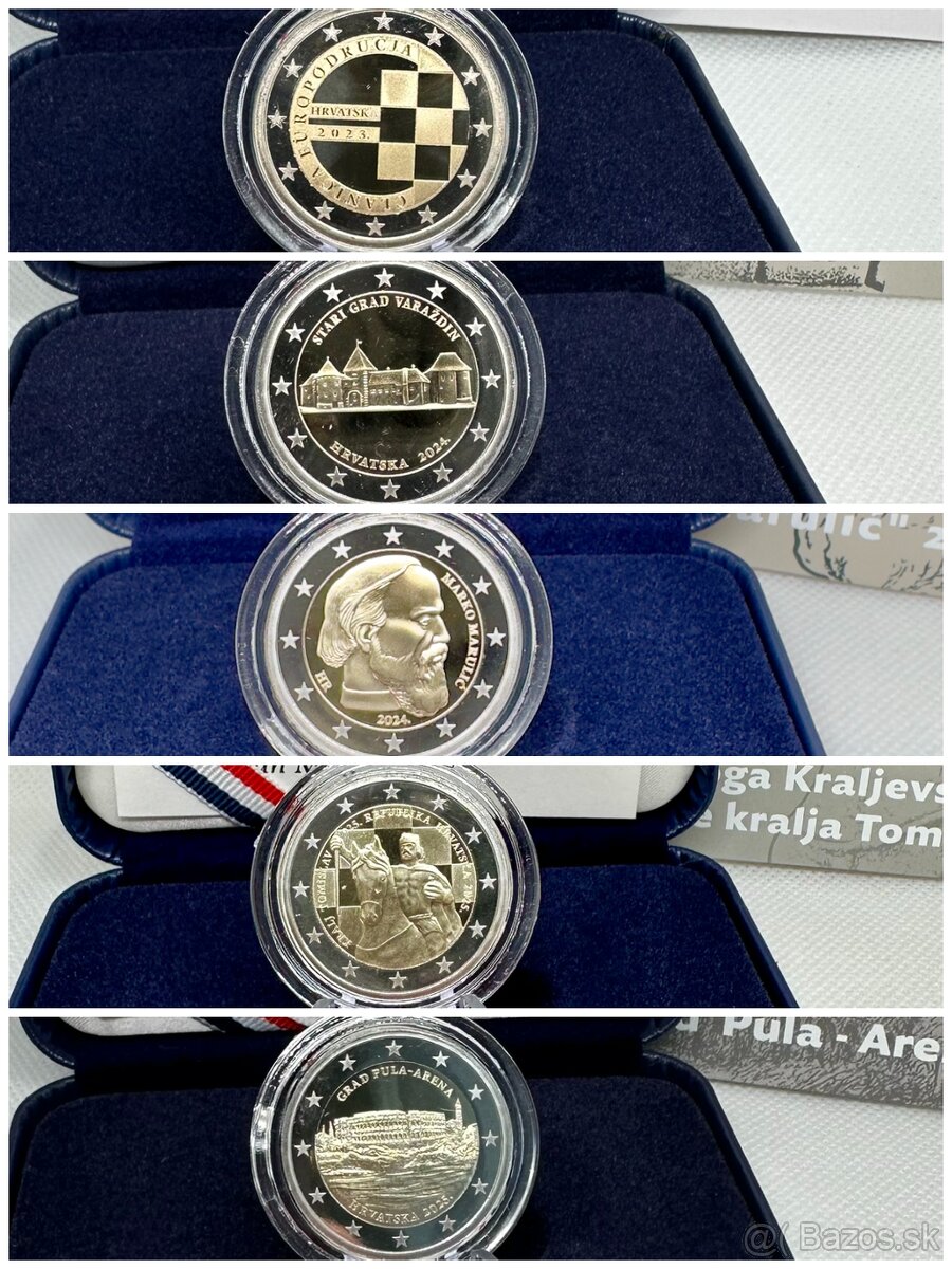 2 euro mince CHORVÁTSKO v PROOF - 2