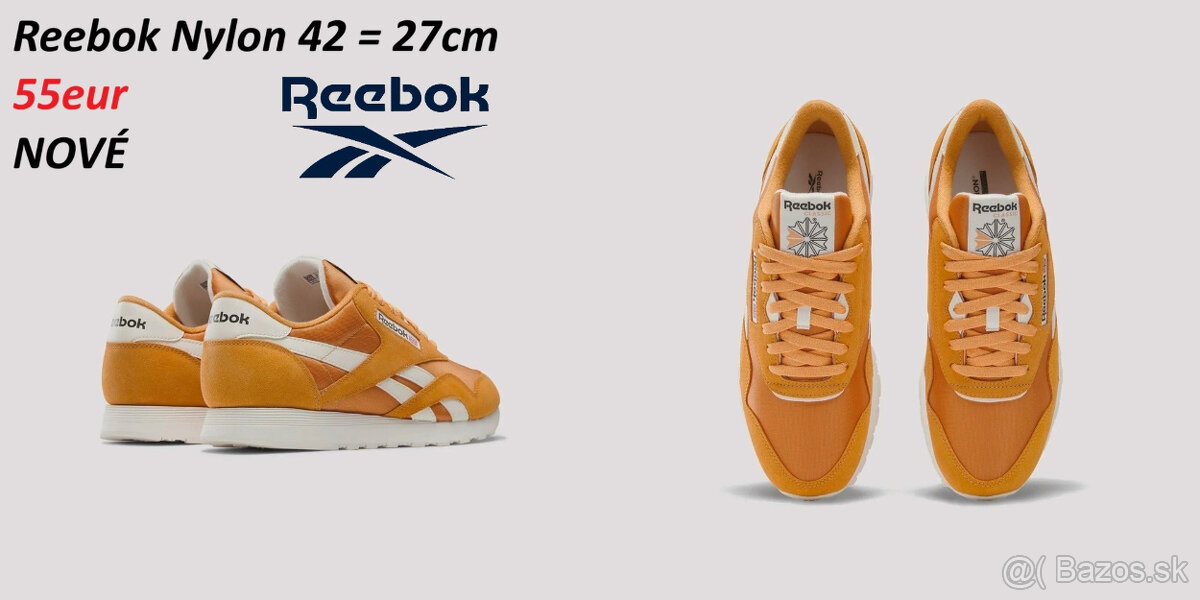 Reebok Classic Nylon hrdzavé - 2