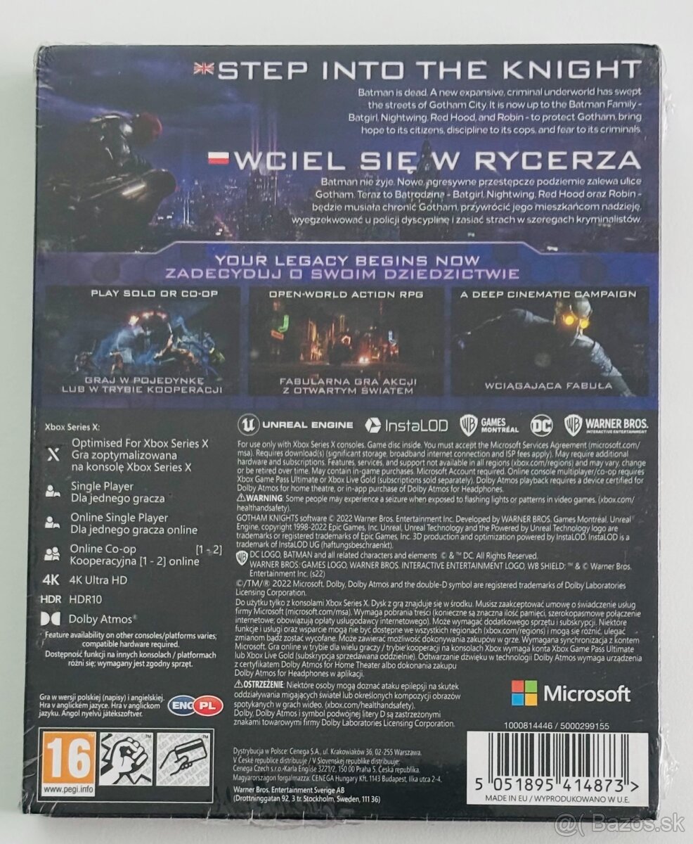 X Gotham Knights (Special edition)(NOVÁ) XBOX Series X (SB) - 2
