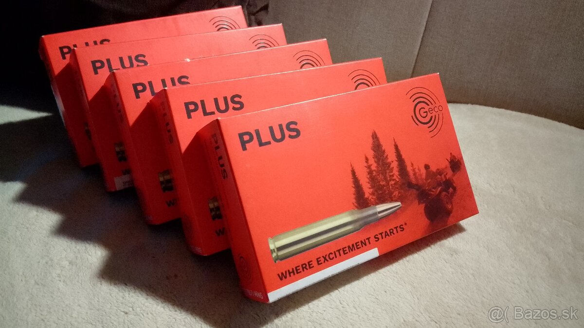 Predám strelivo Geco Plus do guľovnice 30-06. - 2