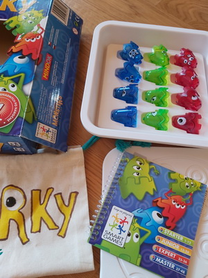 Logická hra-Žravé příšerky - 2