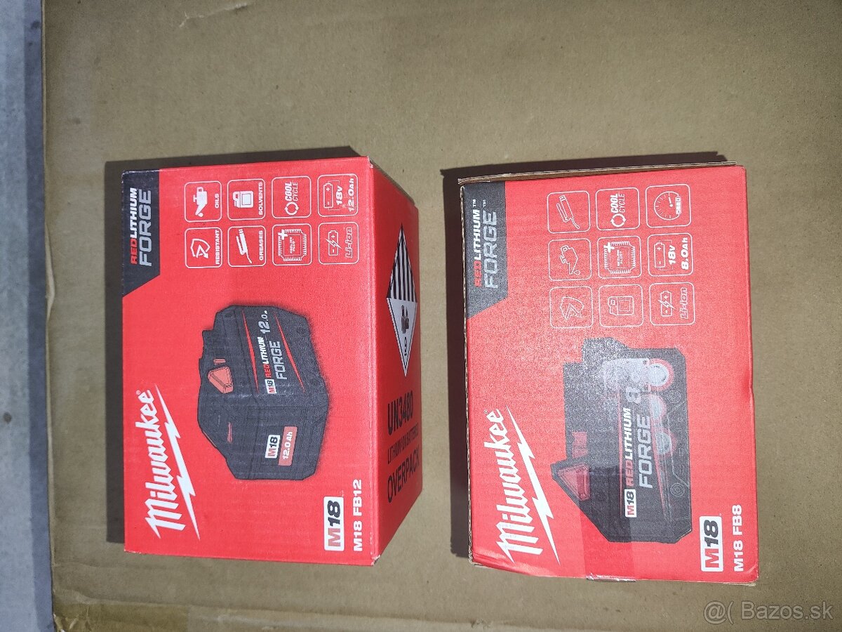 Predam baterie Milwaukee - 2