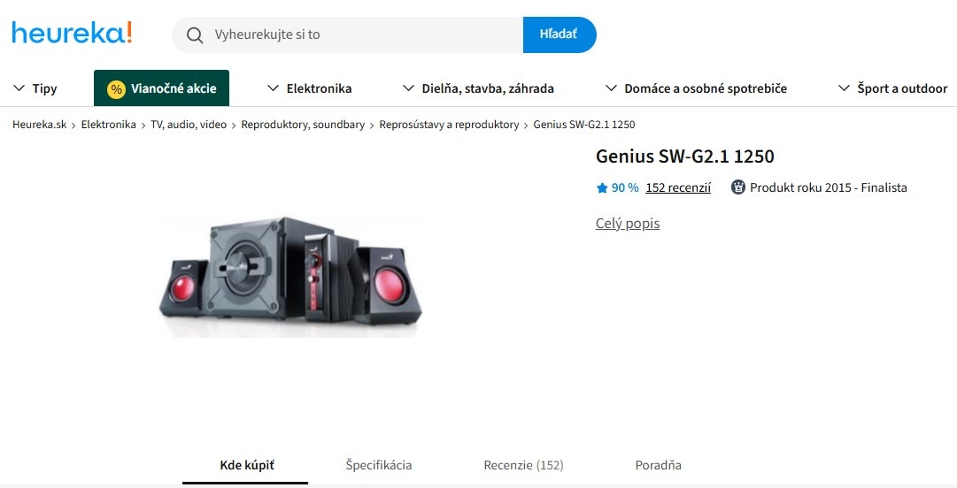 Genius SW-G2.1 1250 - 2