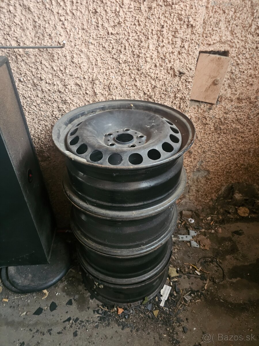 Plechové disky 5x 112 stred 57 R16 - 2