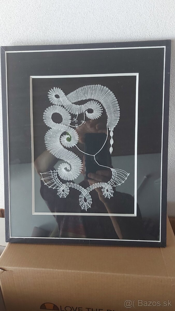 Obrazy s čipkou - 2