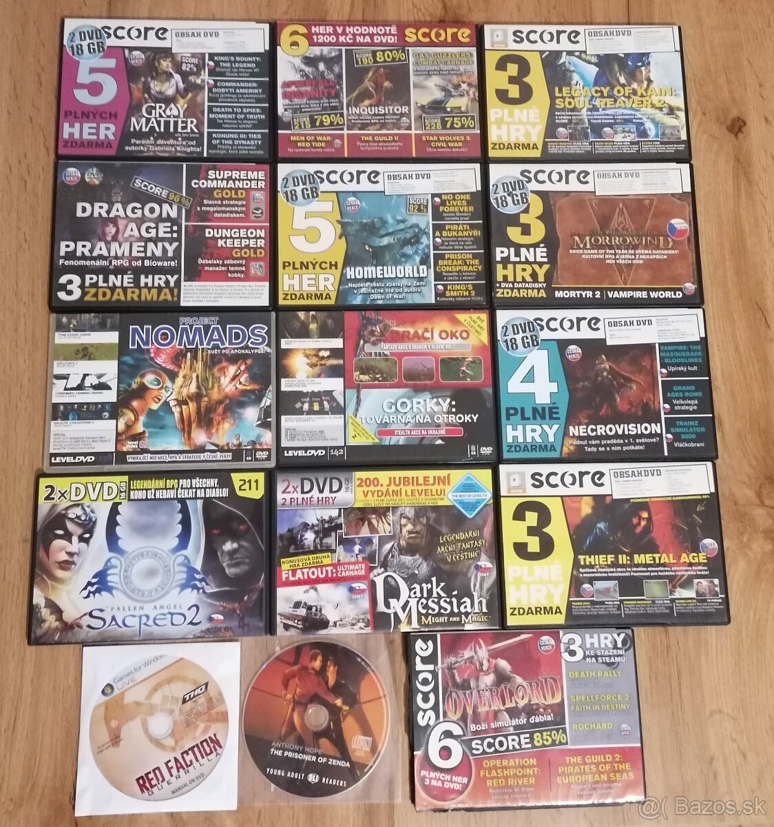 PC Hry + Software (Score, Level...) - 2