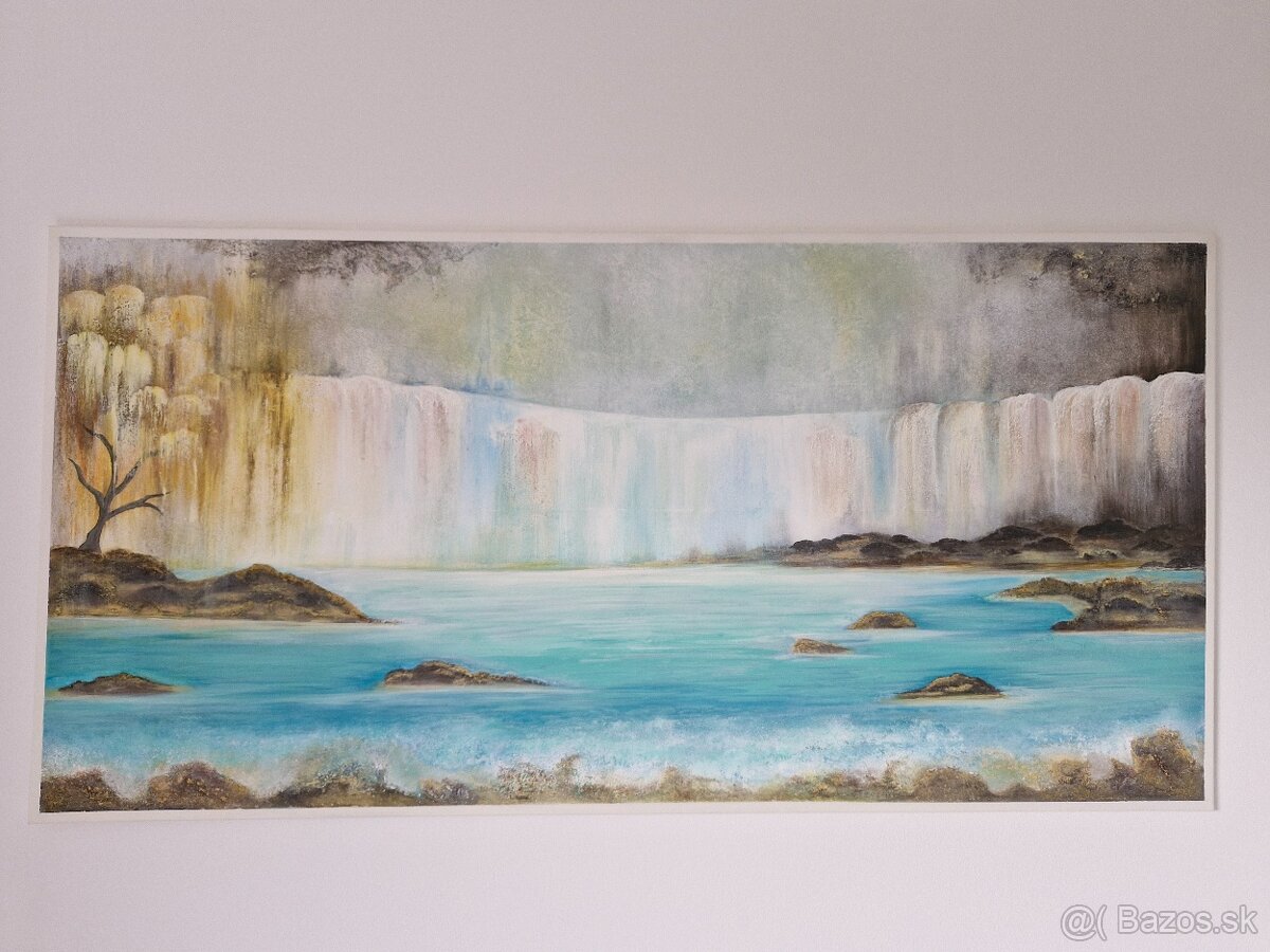 Obraz vodopad 140x70cm O - 2