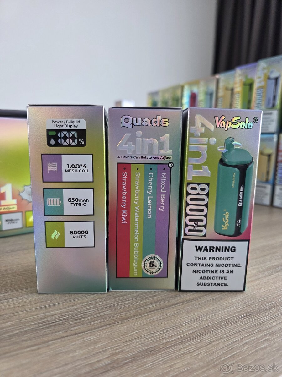 4v1, 80tis puffs - 2