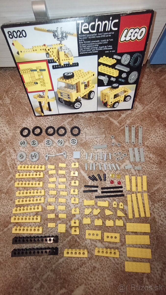 Zberateľské retro LEGO Technic 8020 – Universal Set (1984) - 2