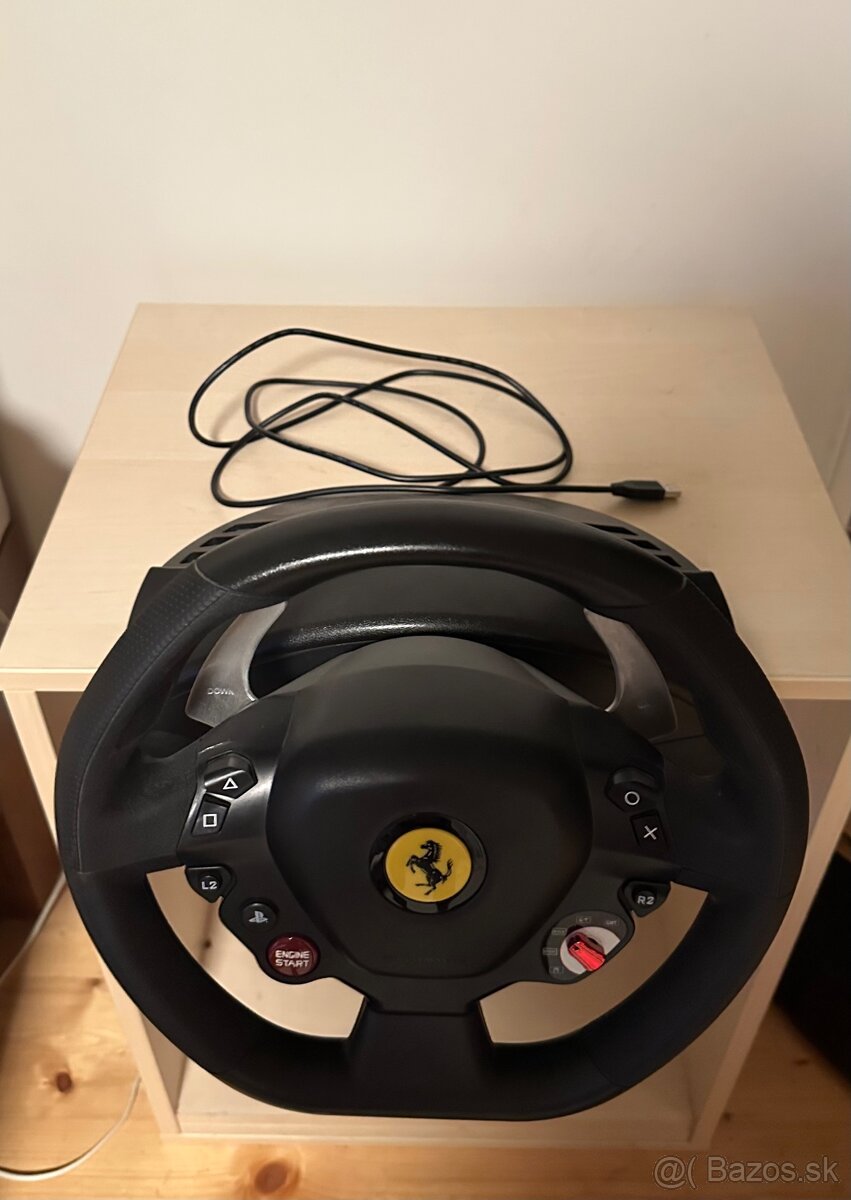 Predám herný volant s pedálmi-Ferrari edition - 2