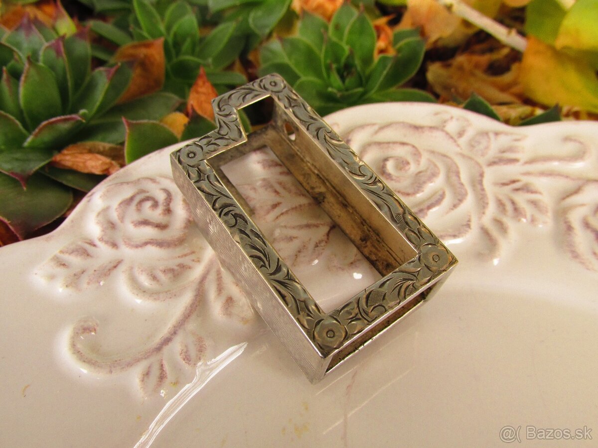 Strieborné púzdro na zapalovač, Ag 835 - 2