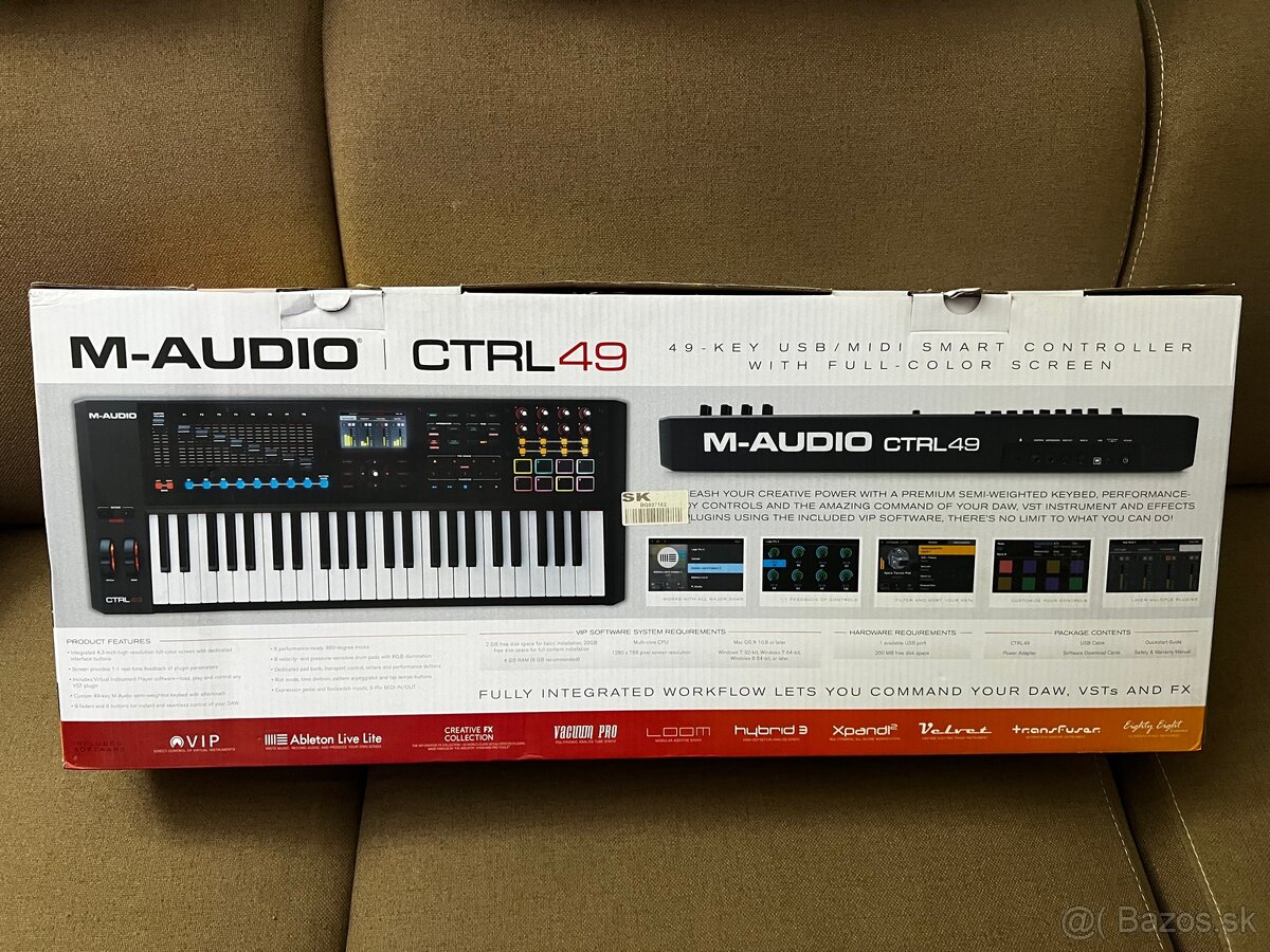 M-Audio CTRL 49, profesionálny MIDI controller - 2