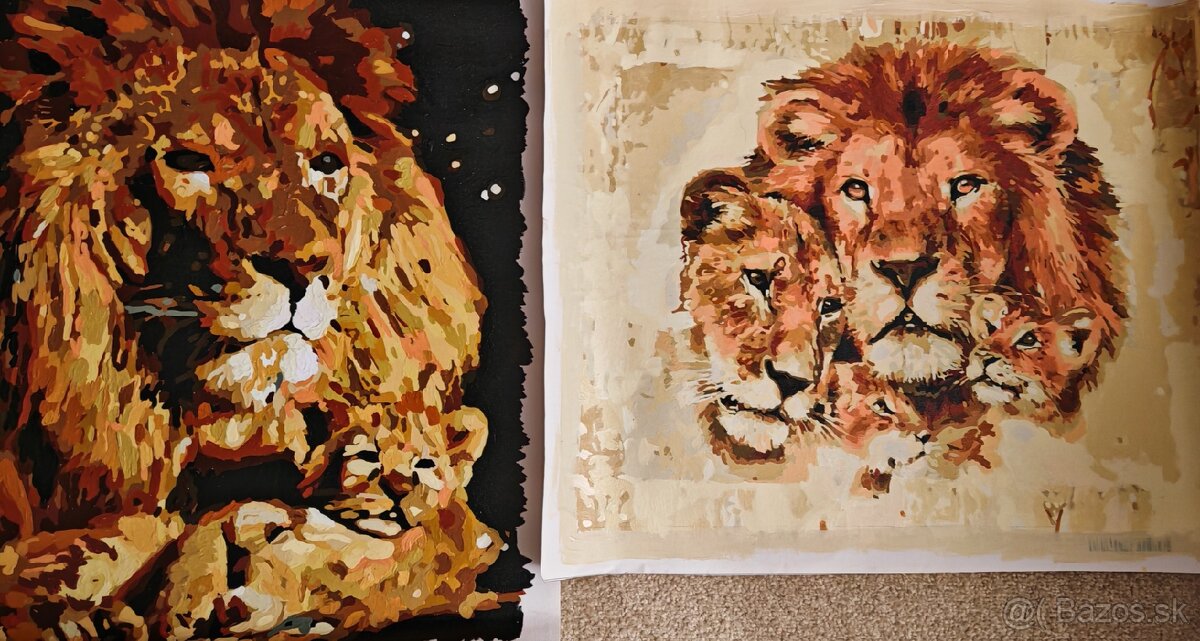 Mix ručne maľovaných obrazov - 2