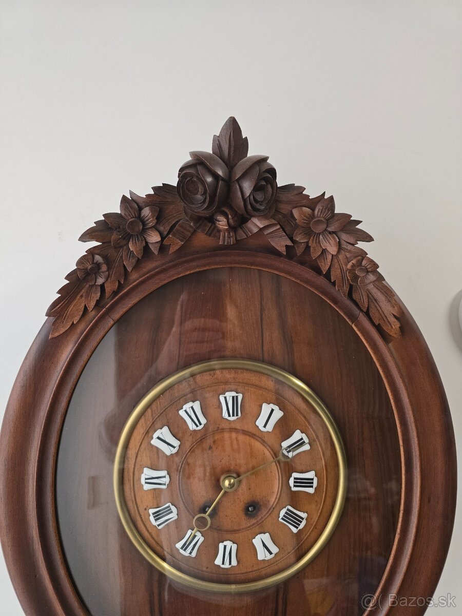 Krasne drevene hodiny Napoleon - 2