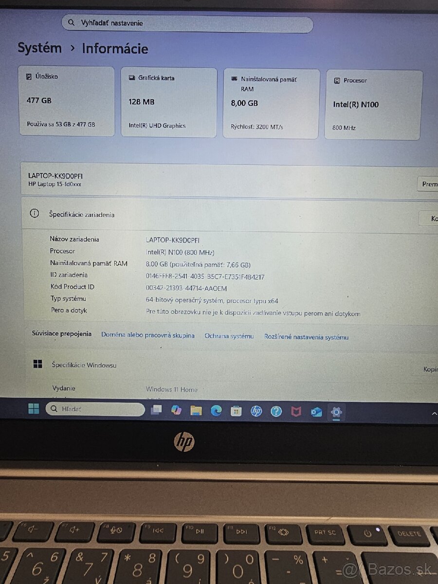 HP 15 - fd0610nc nepoužívaný nový. - 2