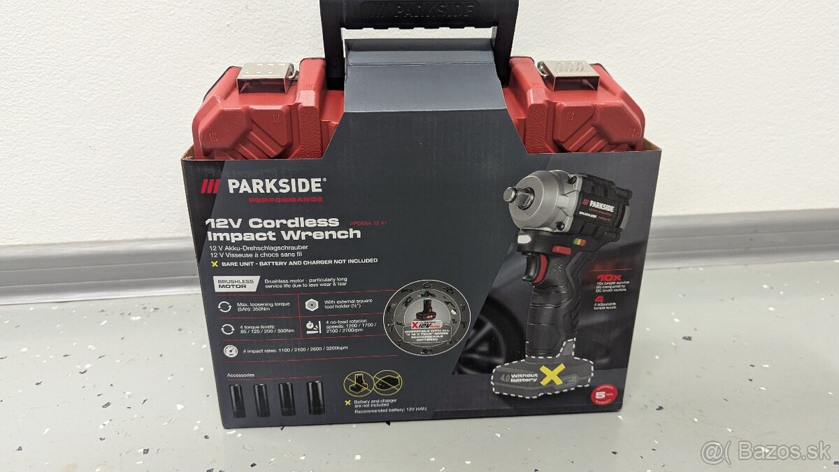 PARKSIDE® Nový Aku rázový uťahovák PPDSSA 12 A1 - 2