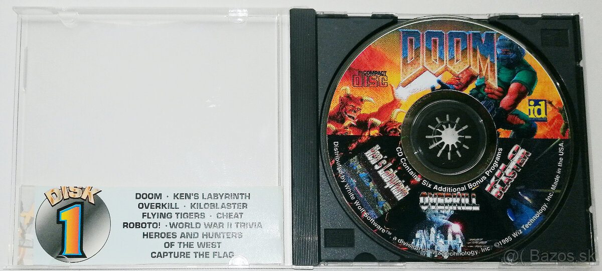 PREDÁM 8 CD WHITE WOLF SOFT. USA 1995 SHAREWARE - 2