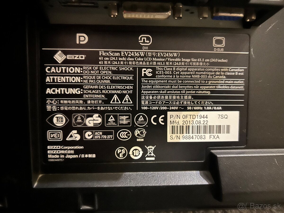 EIZO Flex Scan EV2436W 24” - 2