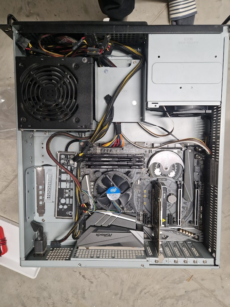2U Rack case + i5 8500 + 32GB DDR4 - 2