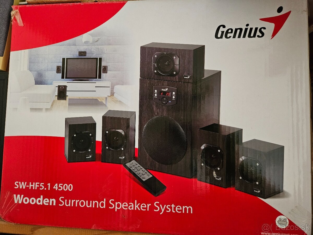 Genius SW-HF 5.1 4500 čierne - 2