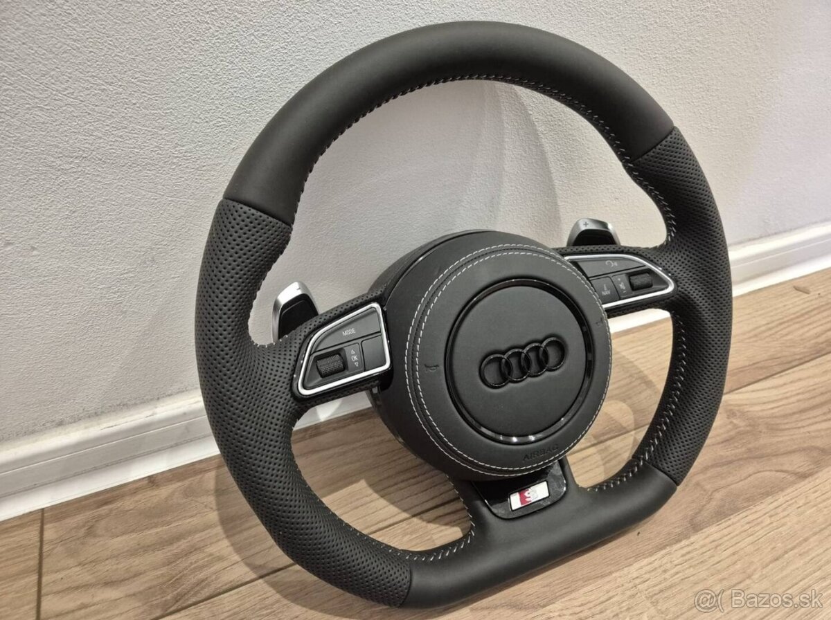 VOLANT AUDI KOŽENÝ MULTIFUNKCNY + s AIRBAGOM - 2
