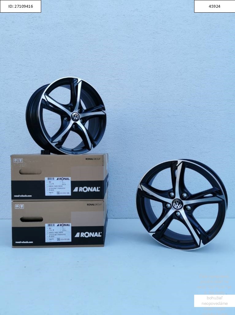 Vw Multivan alu disky Ronal 5X120 7,5X18 ET52 1202