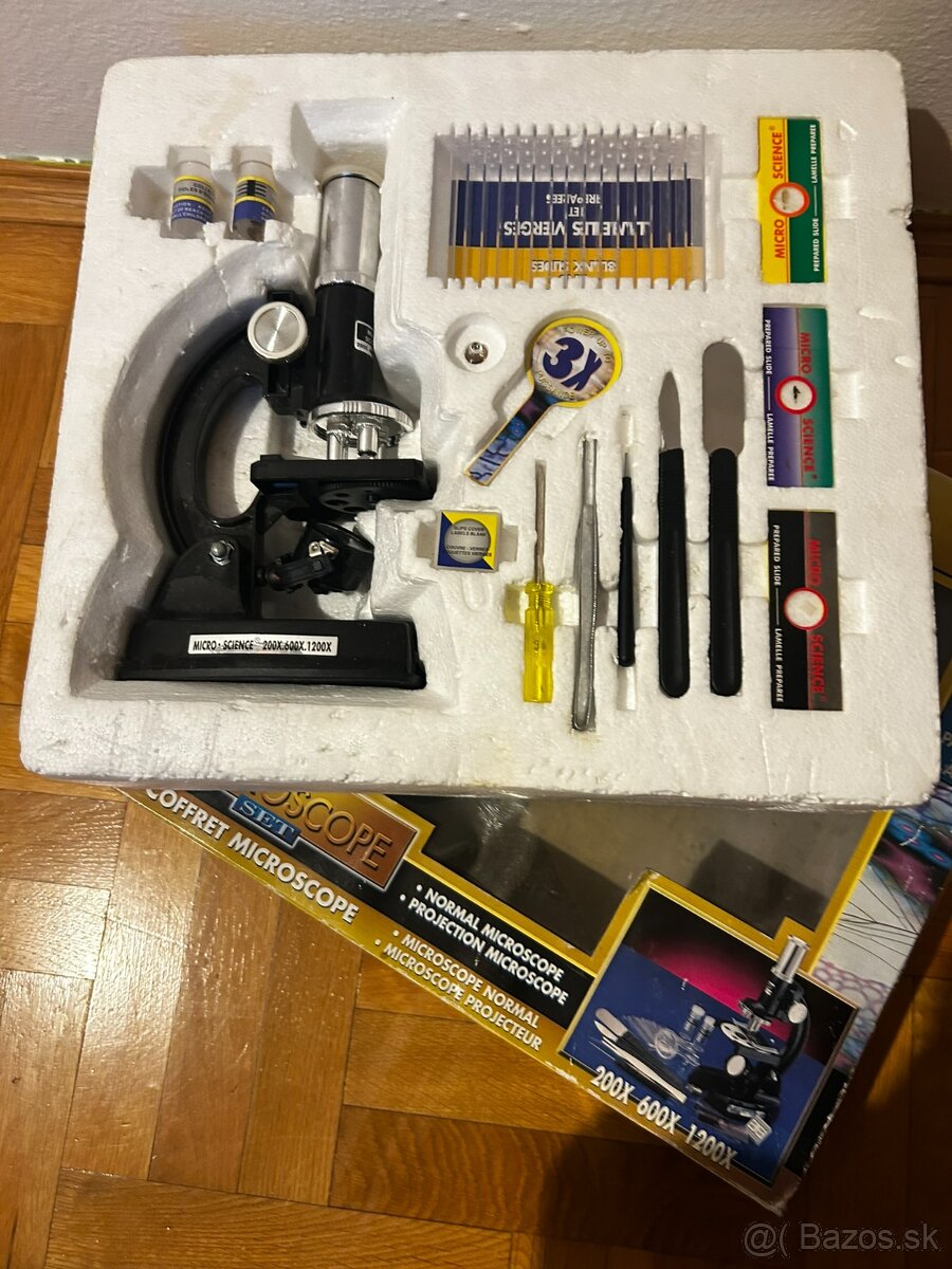 Detský mikroskop set- 200X až 1200X zväčšenie - 2