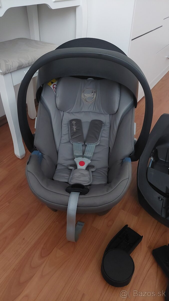 Vajíčko CYBEX ATON 5 + základňa BASE 2 + adaptéry na kočík - 2