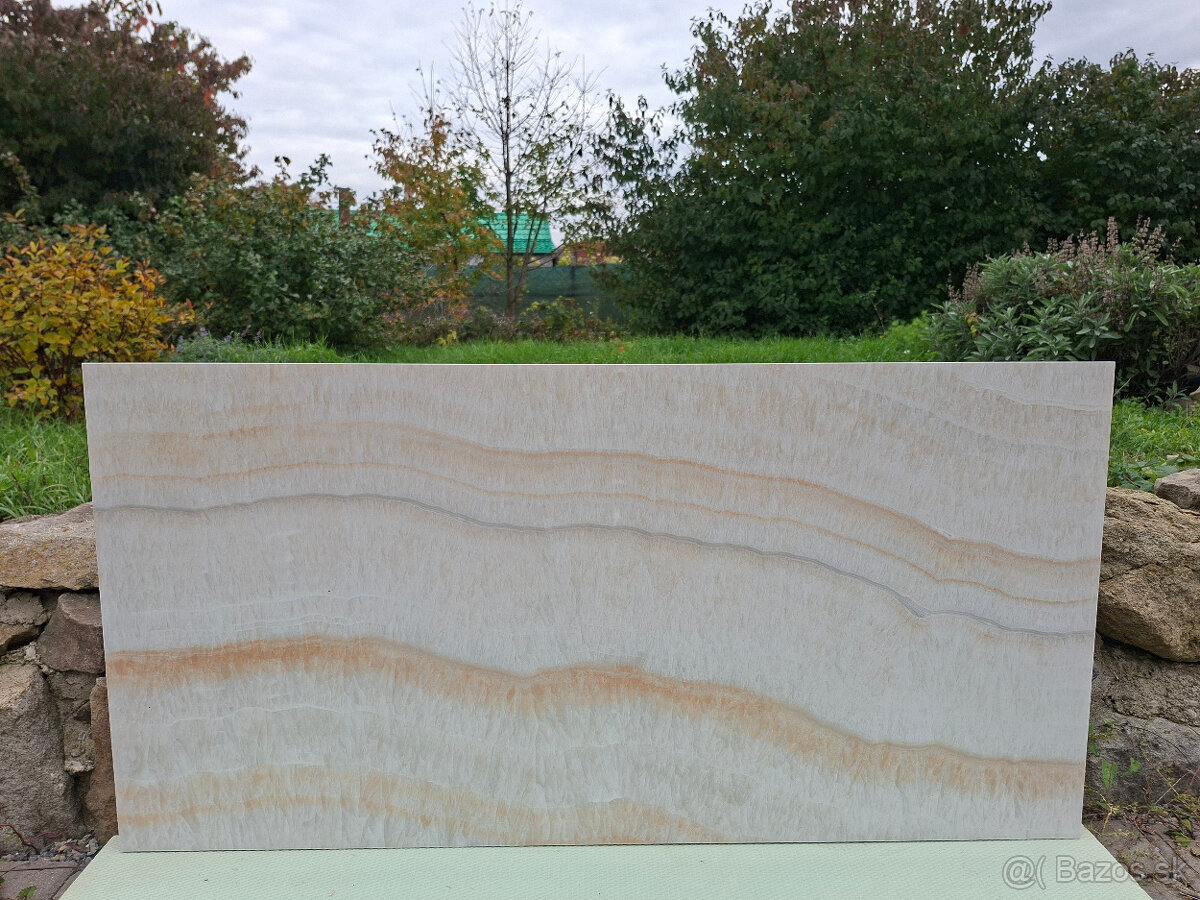 Lesklá dlažba 60x120 - Imitácia Onyxu - vein cut - 2