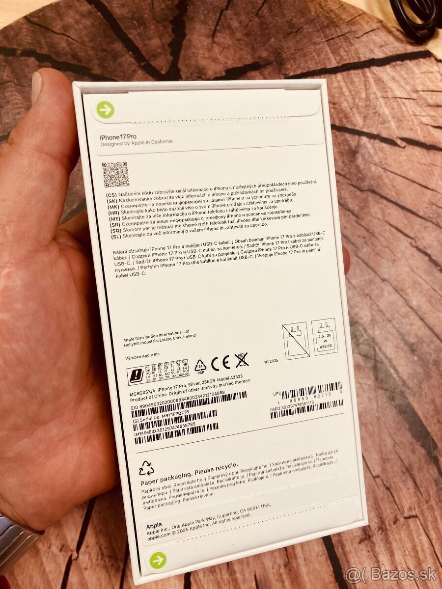 iPhone 17 pro 256 Sillver zabalený záruka - 2