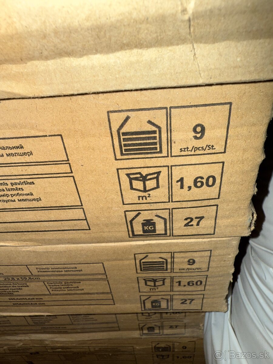 Predám gresovú dlažbu Fog Light Grey 29,7/59,8 - 2