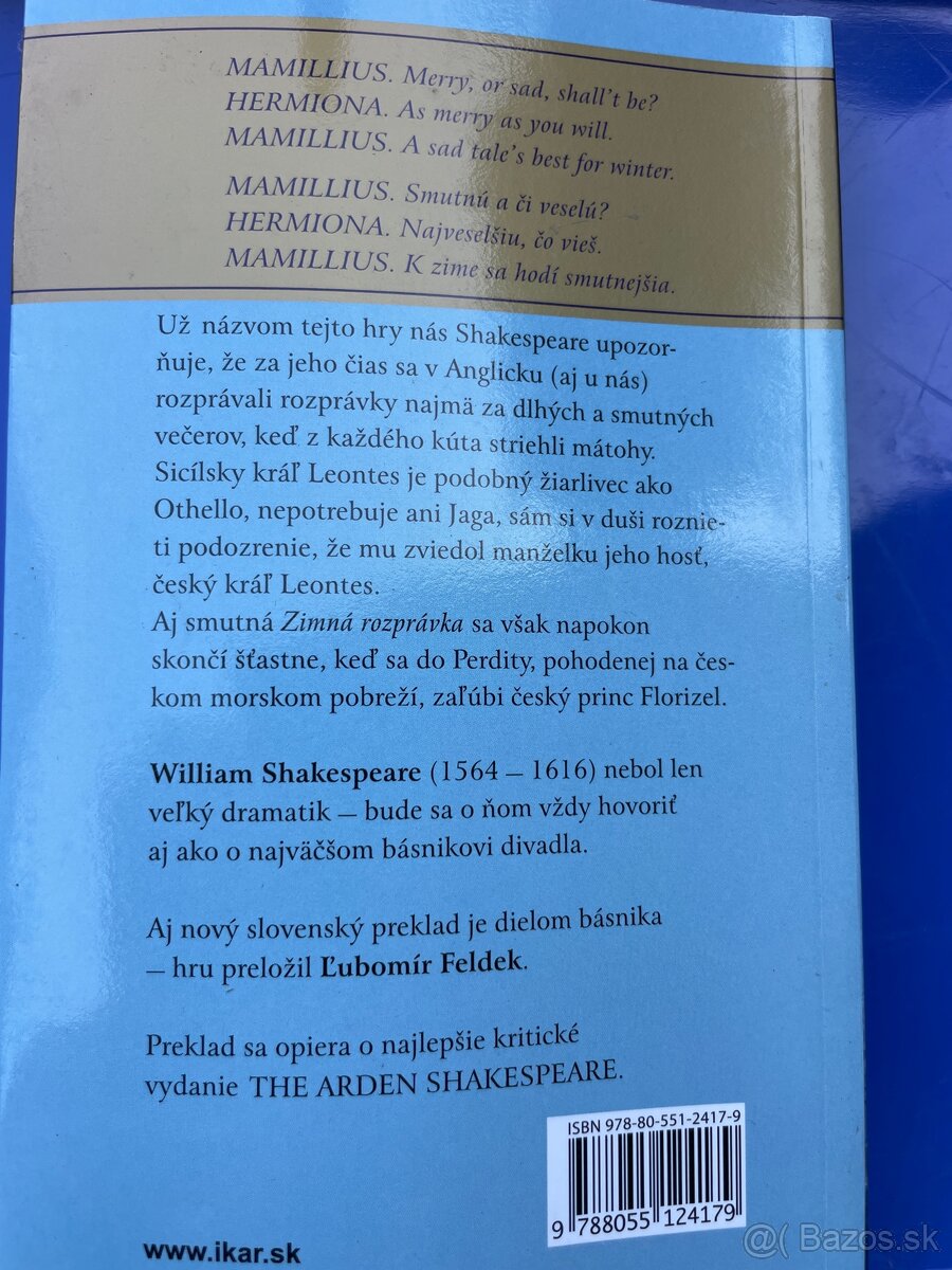 Zimná rozprávka William Shakespeare - 2