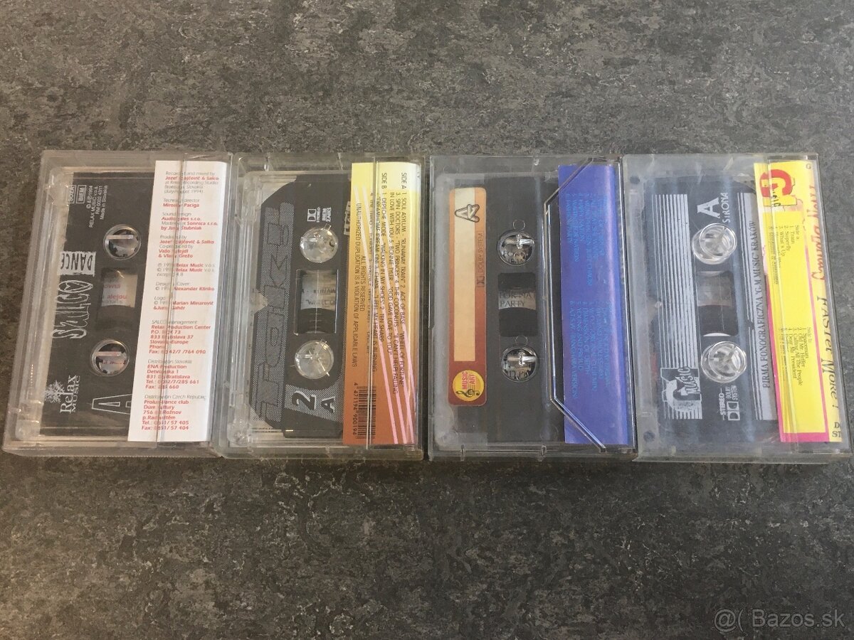 MC kazety 90’s - 2