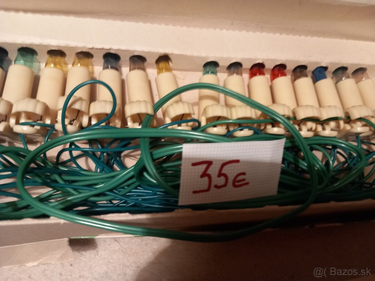 Retro vianočné svetla a ozdoby - 2