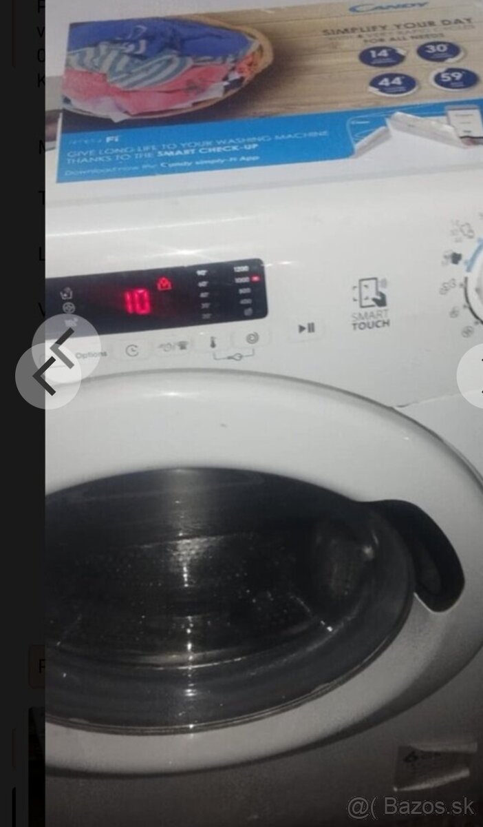 Predám práčka značka candy smart 6kg - 2